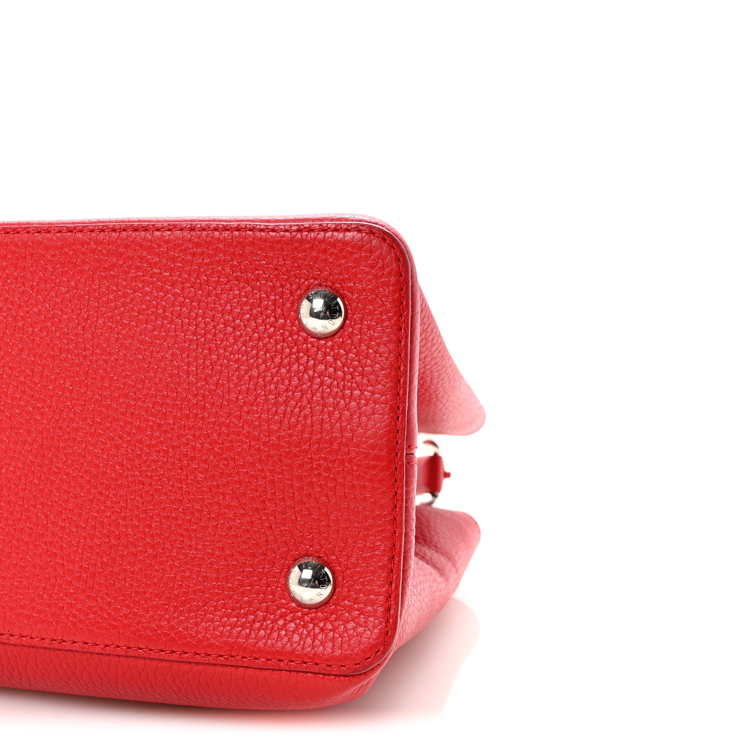 Louis Vuitton Taurillon Capucines MM Coquelicot 9 of 9