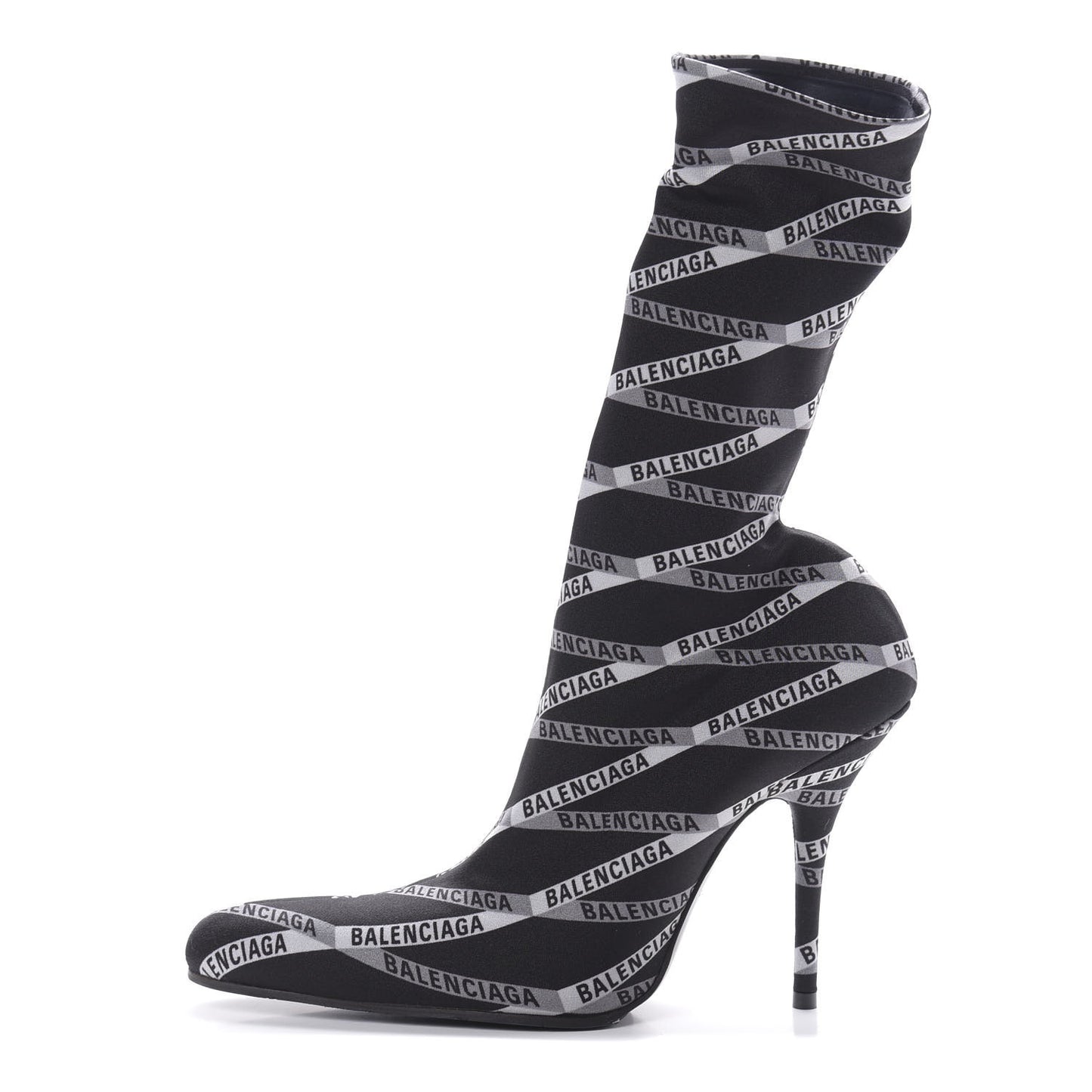 Spandex Losange Monogram 110mm Booties 39 Gris Black