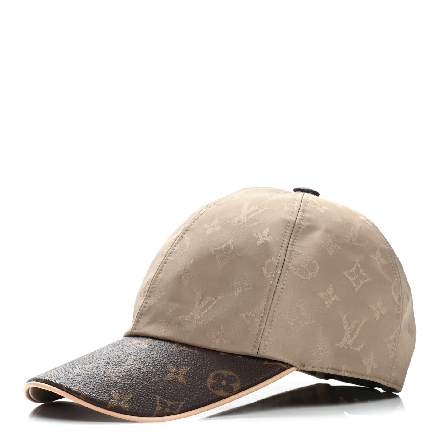Monogram Polyester Silk LV Get Ready Cap M Beige