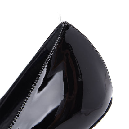Saint Laurent Patent Opyum 110 Pumps 35 Black Blue 11 of 12