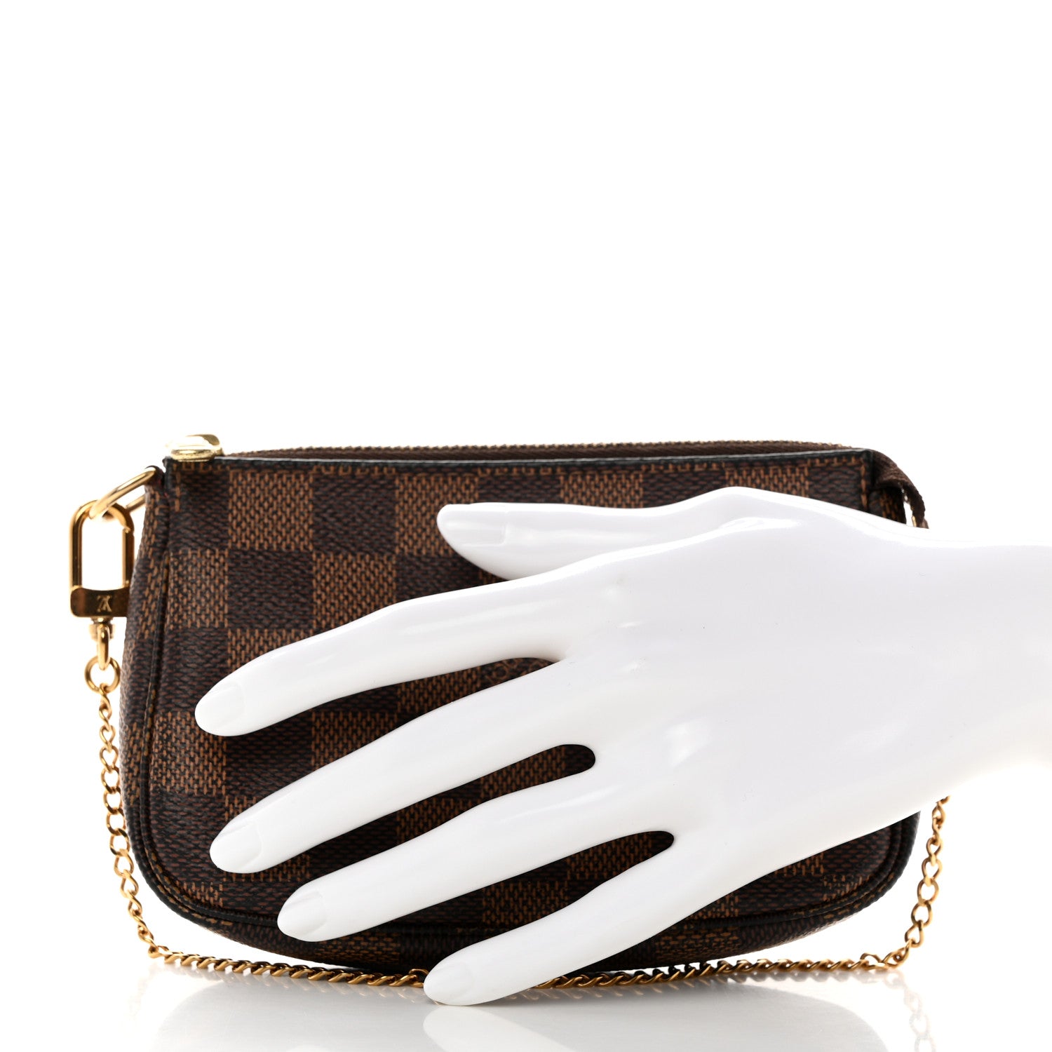 Louis Vuitton Damier Ebene Mini Pochette Accessories 2 of 8