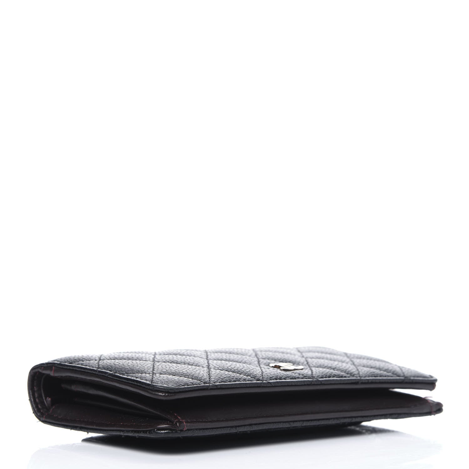 Chanel Caviar Quilted Yen Wallet Black 4 of 22