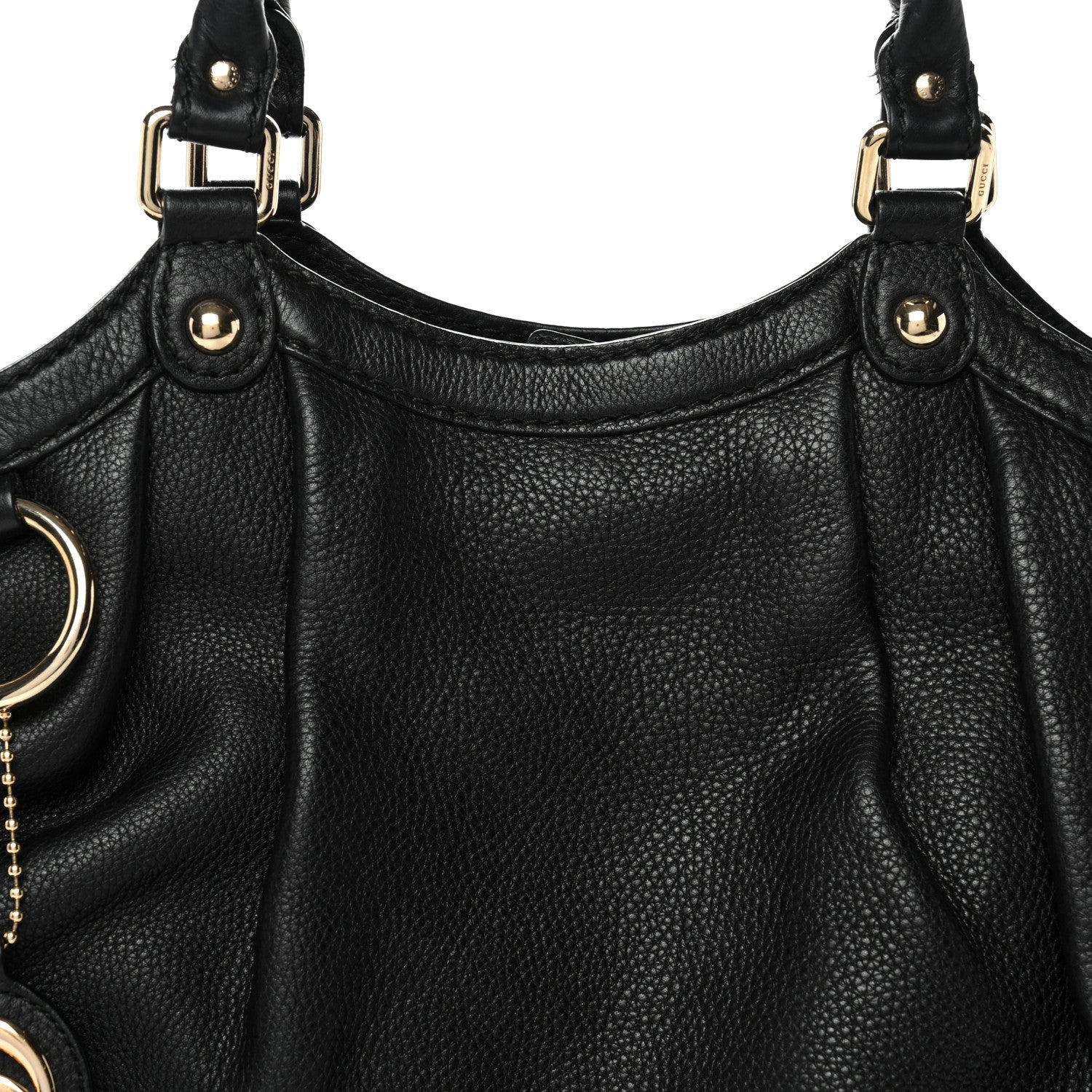 Gucci Calfskin Medium Sukey Tote  Black 8 of 16