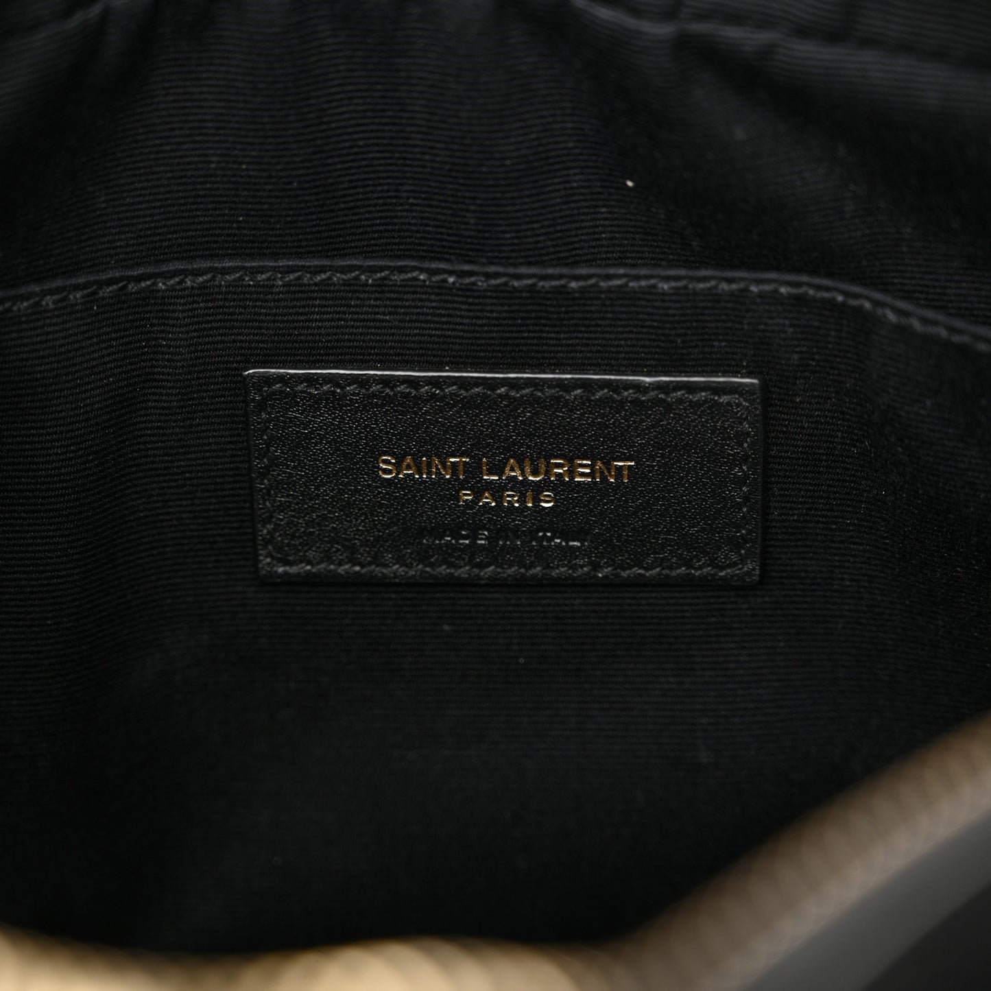 Calfskin Matelasse Monogram Lou Camera Bag Black