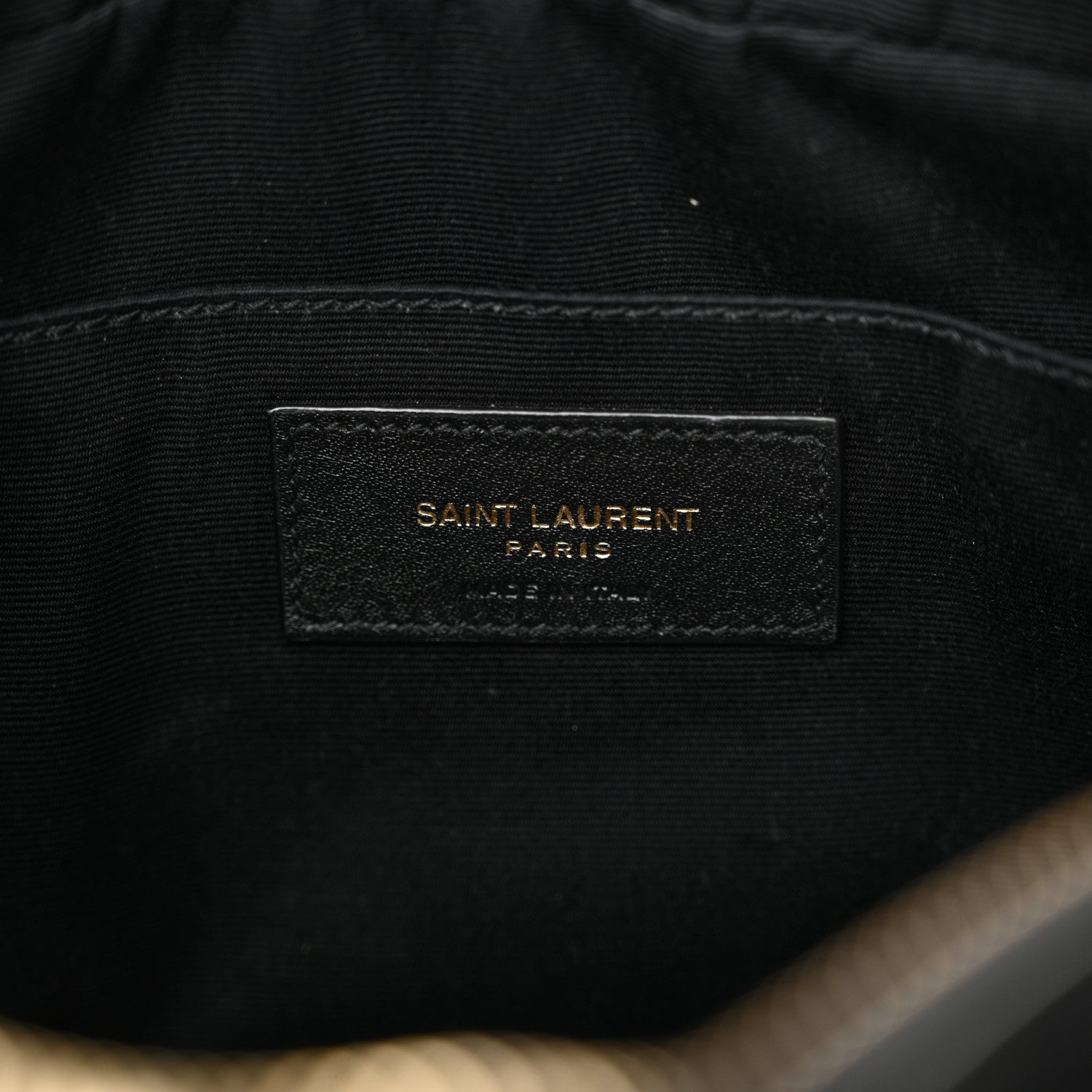 Saint Laurent Calfskin Matelasse Monogram Lou Camera Bag Black 6 of 14