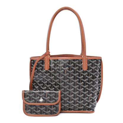 Goyard Goyardine Reversible Mini Anjou Black Gold 1 of 9