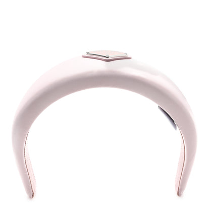 Prada Re-Nylon Triangle Logo Headband Alabastro 1 of 7