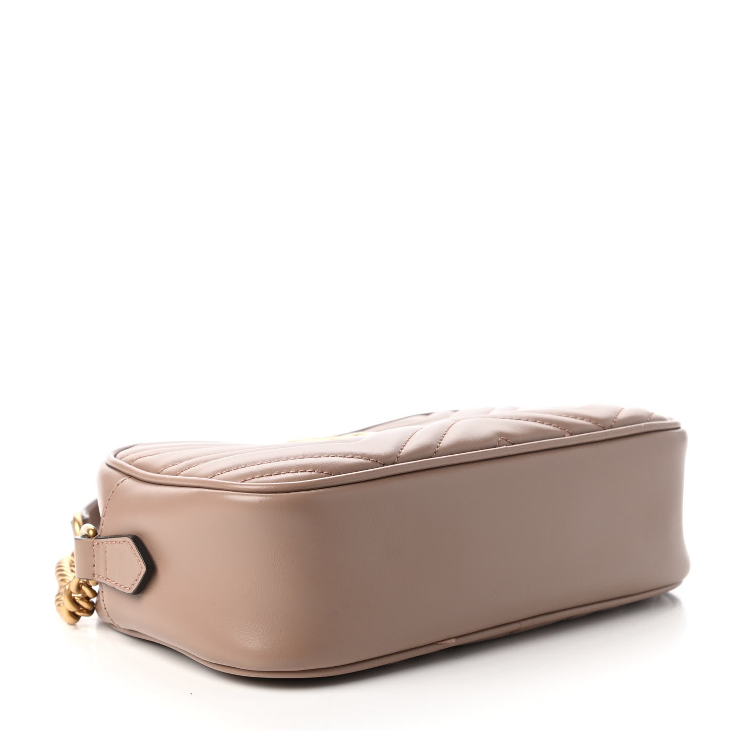 Gucci Calfskin Matelasse Small GG Marmont Chain Shoulder Bag Porcelain Rose 4 of 10