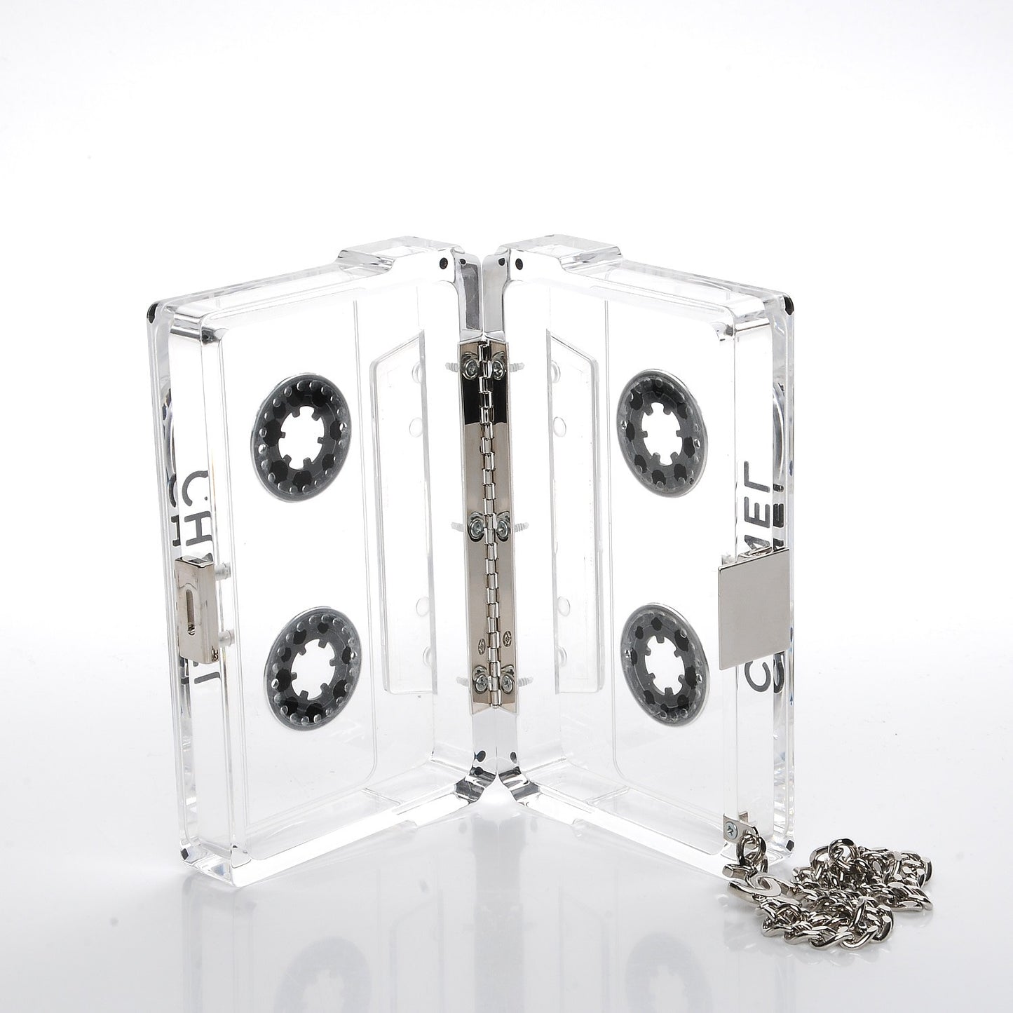 Lucite Cassette Clutch