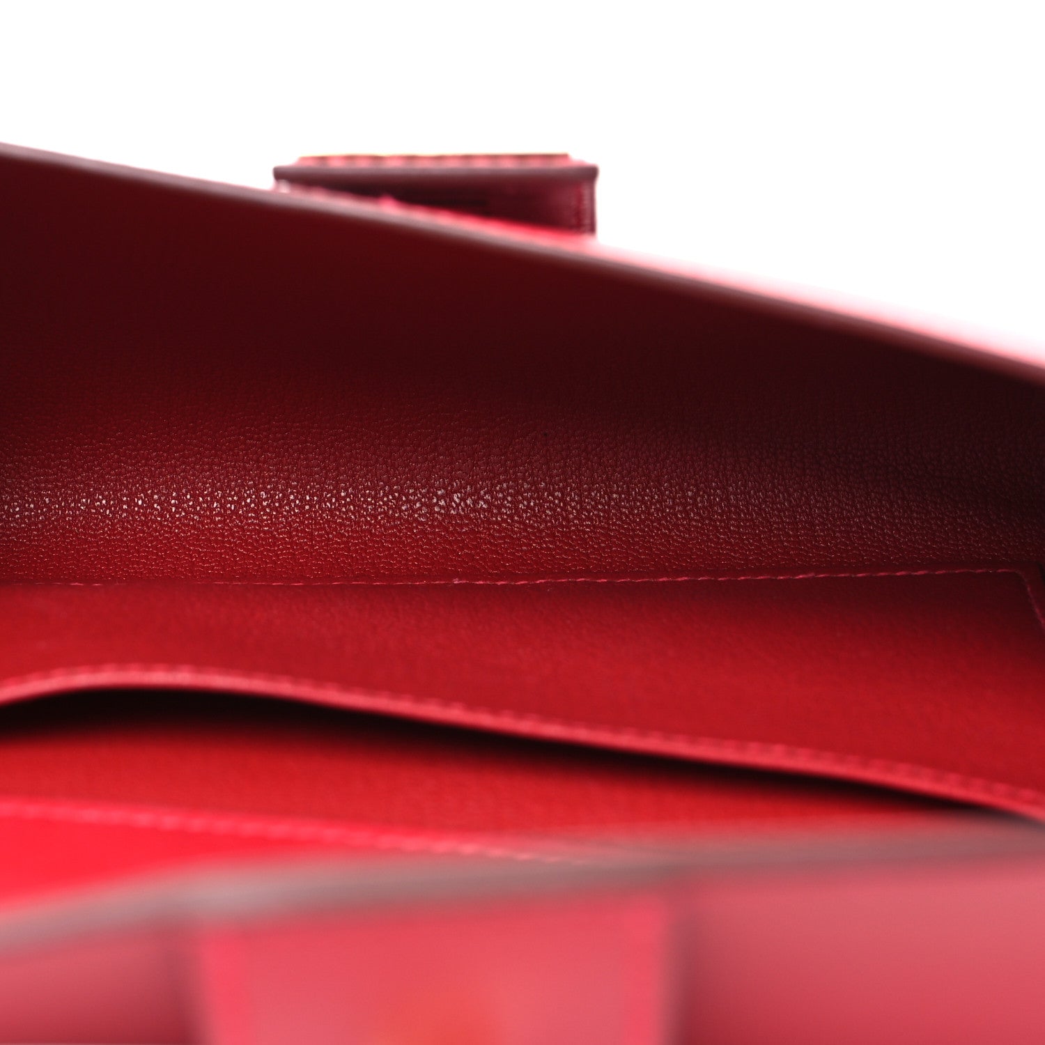 Hermes Tadelakt Medor 23 Clutch Rouge Vif Rouge Vif 5 of 8
