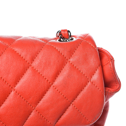 Chanel Washed Lambskin Mini Chain Around Messenger Red 17 of 17
