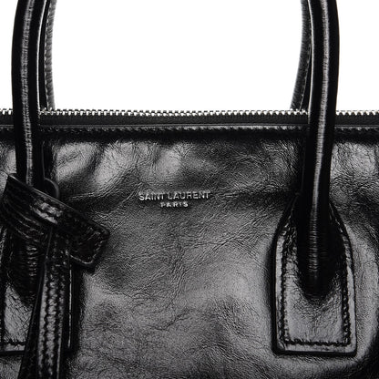 Saint Laurent Glace Calfskin Baby Souple Sac De Jour Black 9 of 11
