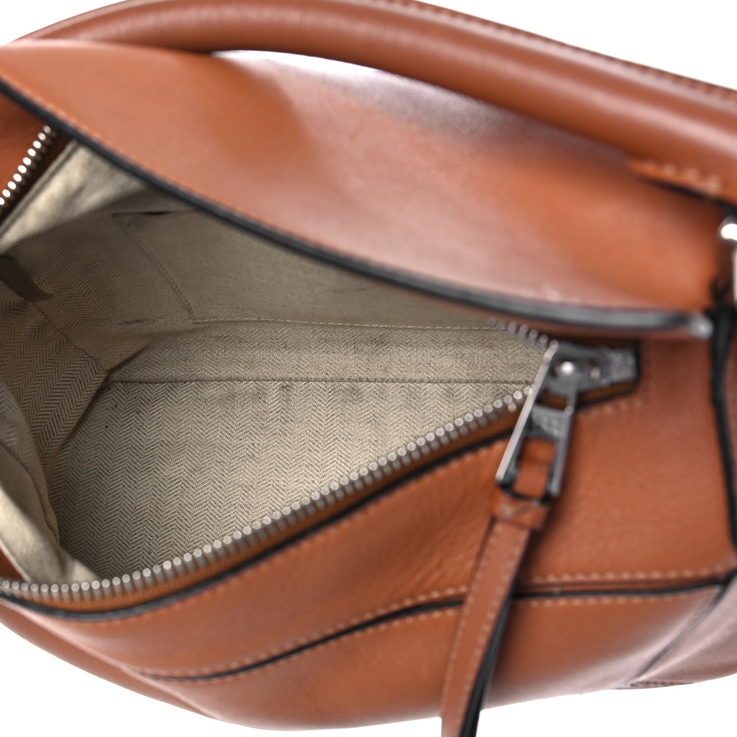 Calfskin Small Puzzle Bag Tan
