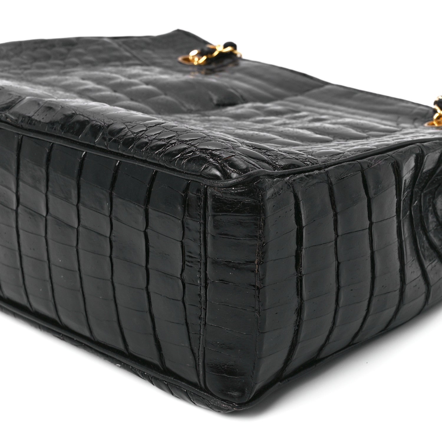 Chanel Alligator Tote Black 11 of 12
