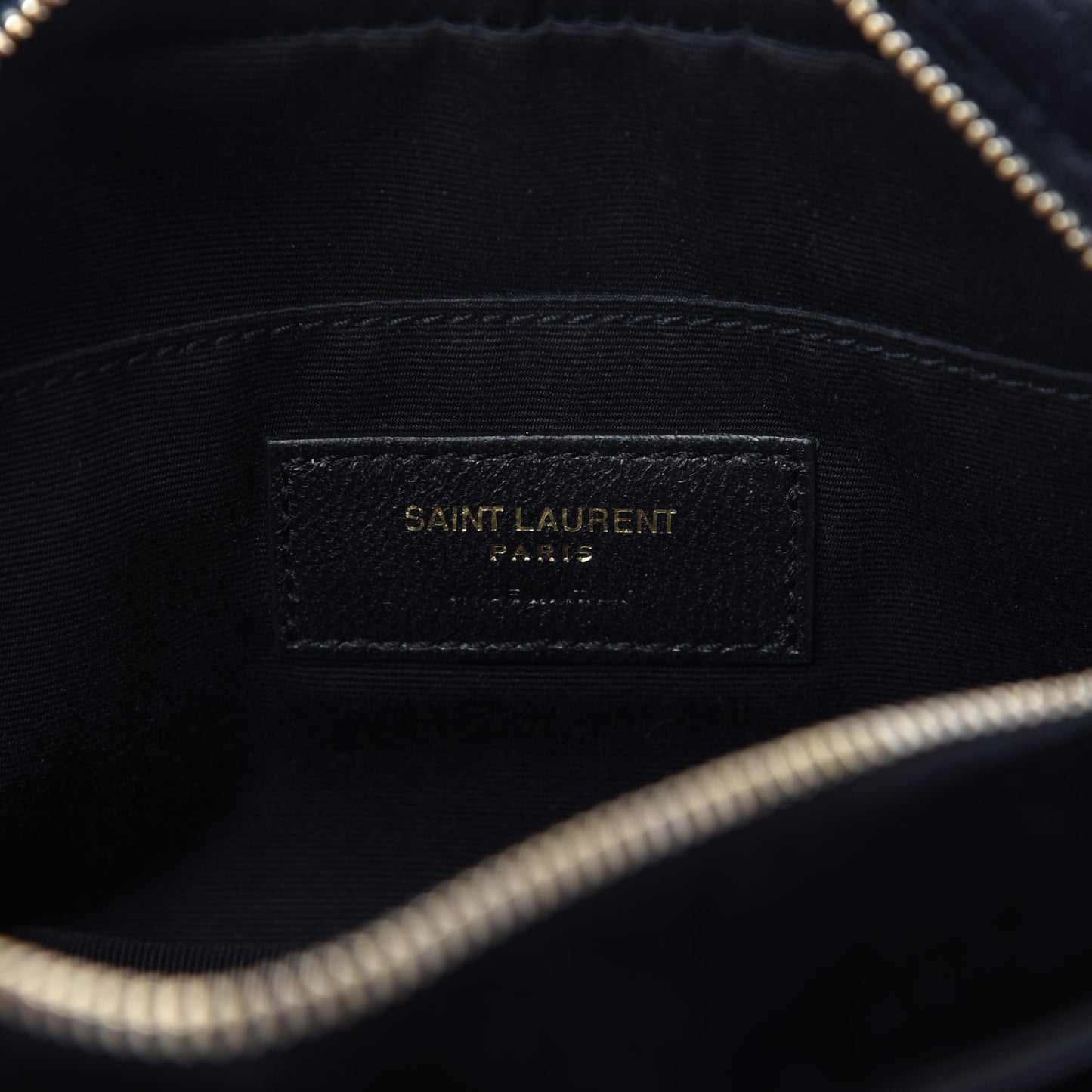 Velour Matelasse Monogram Lou Camera Bag Black