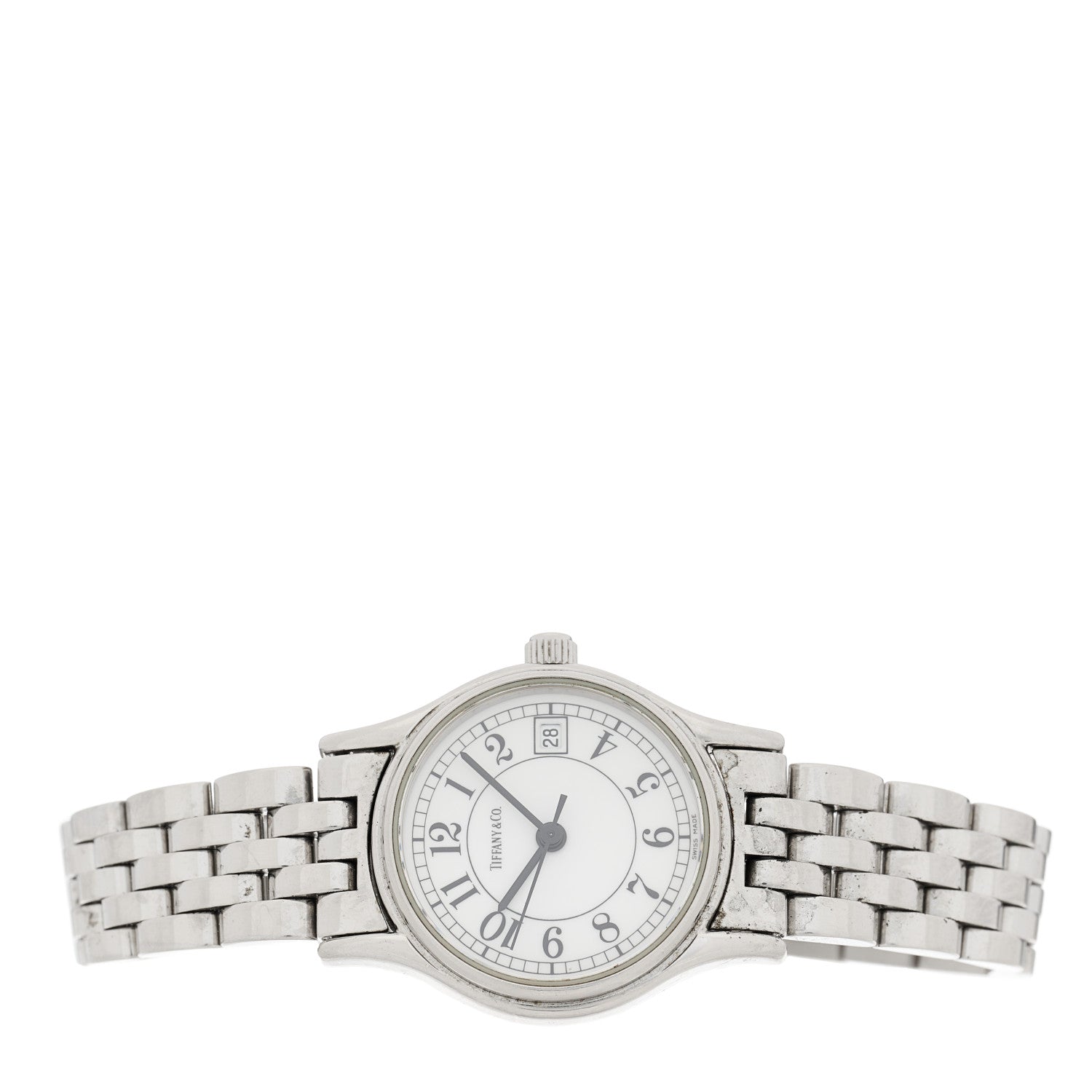 Tiffany Stainless Steel 24mm Classic Round Quartz Watch 2 of 4