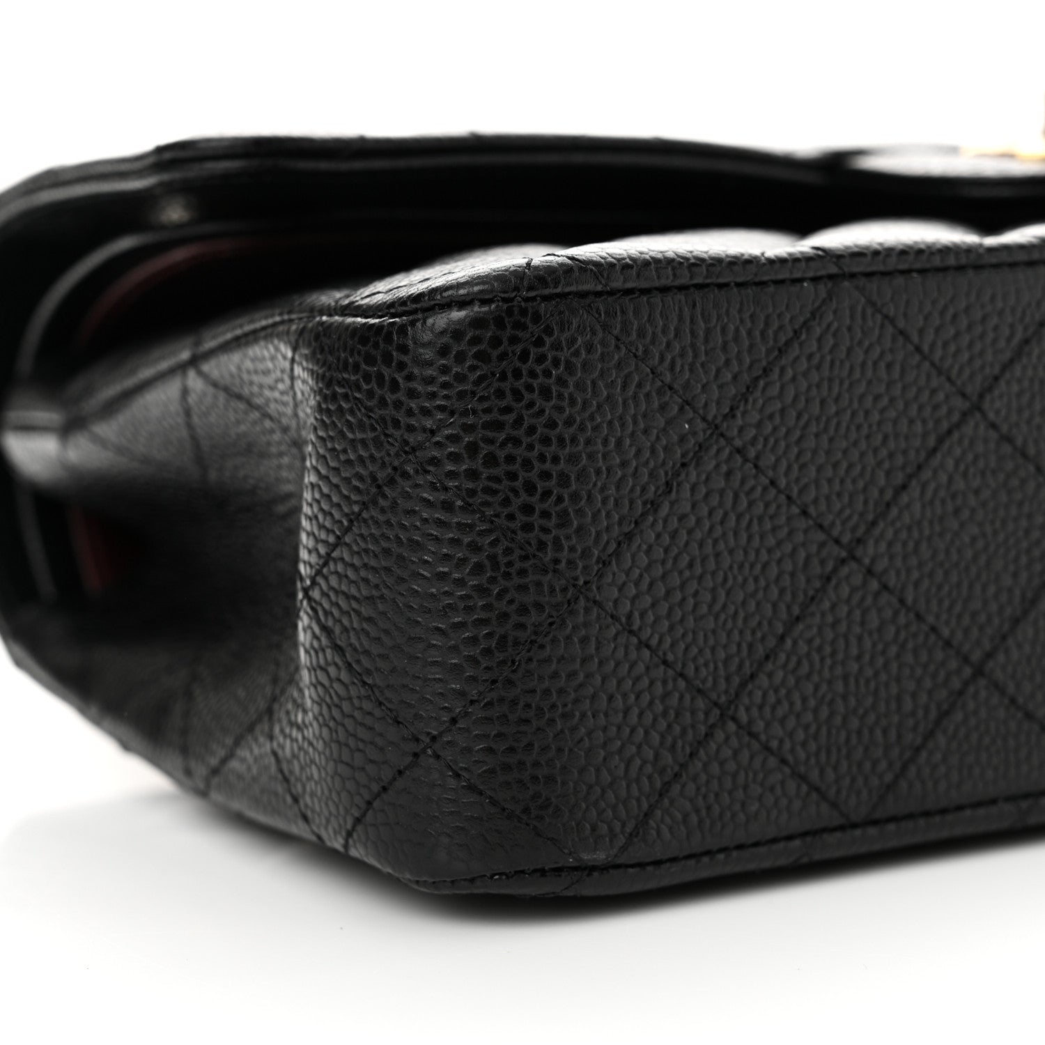 Chanel Caviar Quilted Medium Double Flap Black 9 of 12