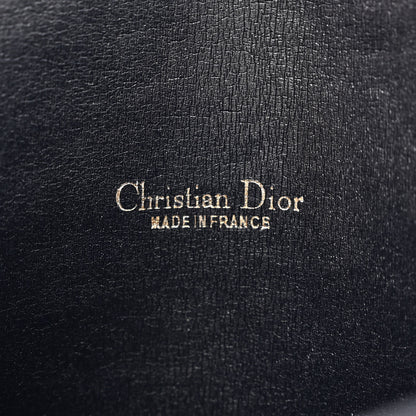 Christian Dior Monogram Flap Bag Navy 6 of 13