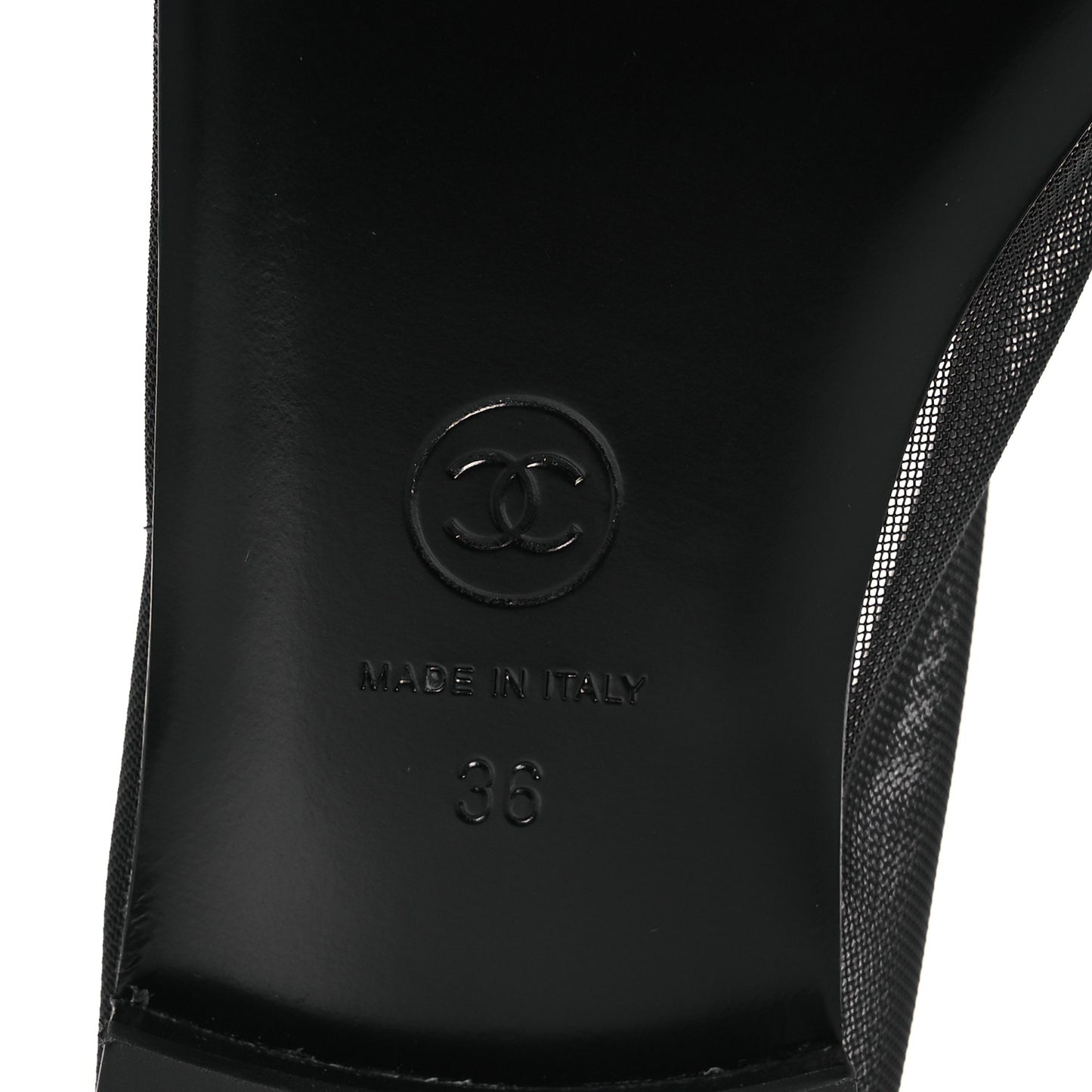 Mesh CC Ballerina Flats 36 Black