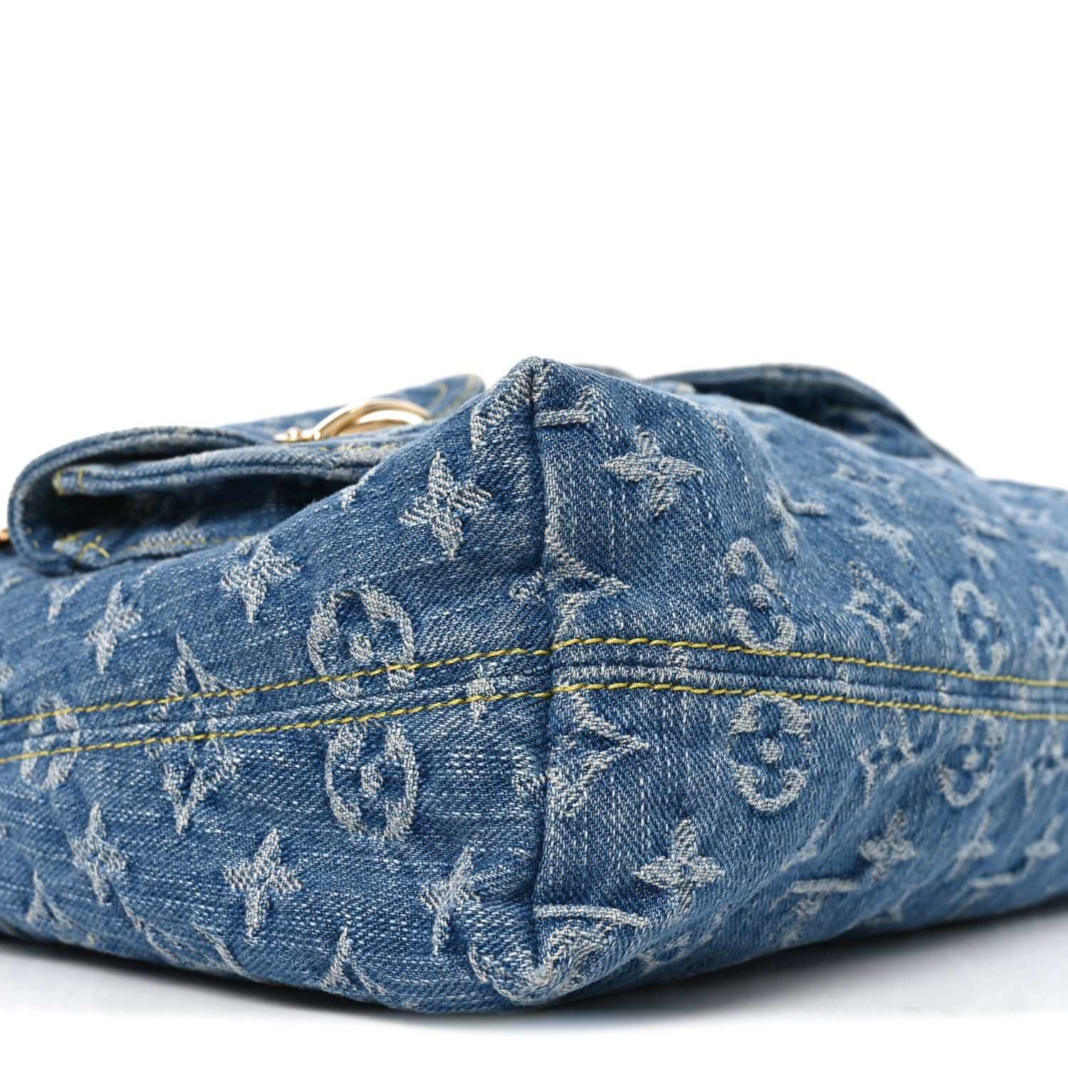 Louis Vuitton Monogram Denim Baggy NM Blue 8 of 9
