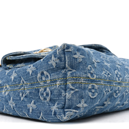Louis Vuitton Monogram Denim Baggy NM Blue 8 of 9