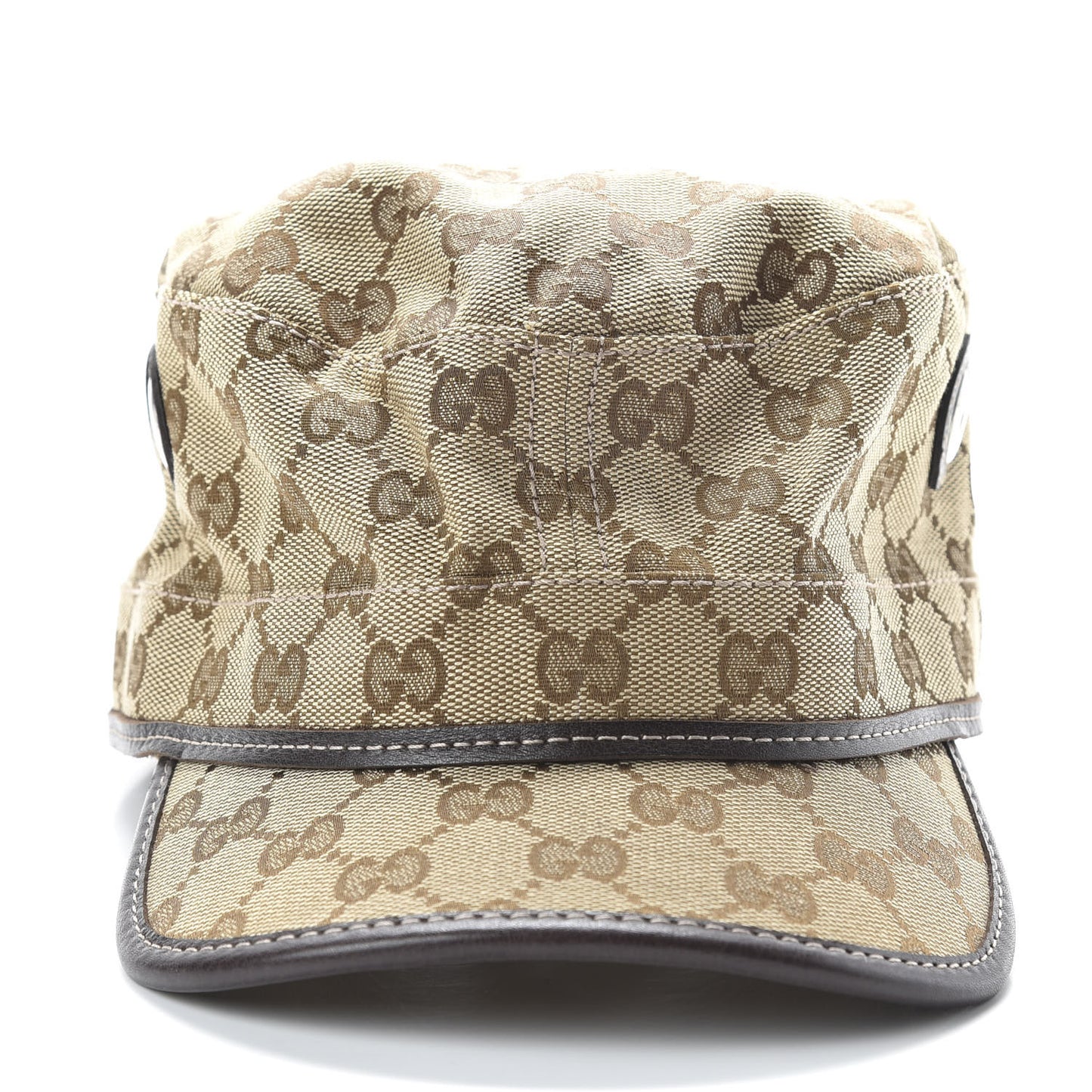 Monogram Military Hat XL Brown