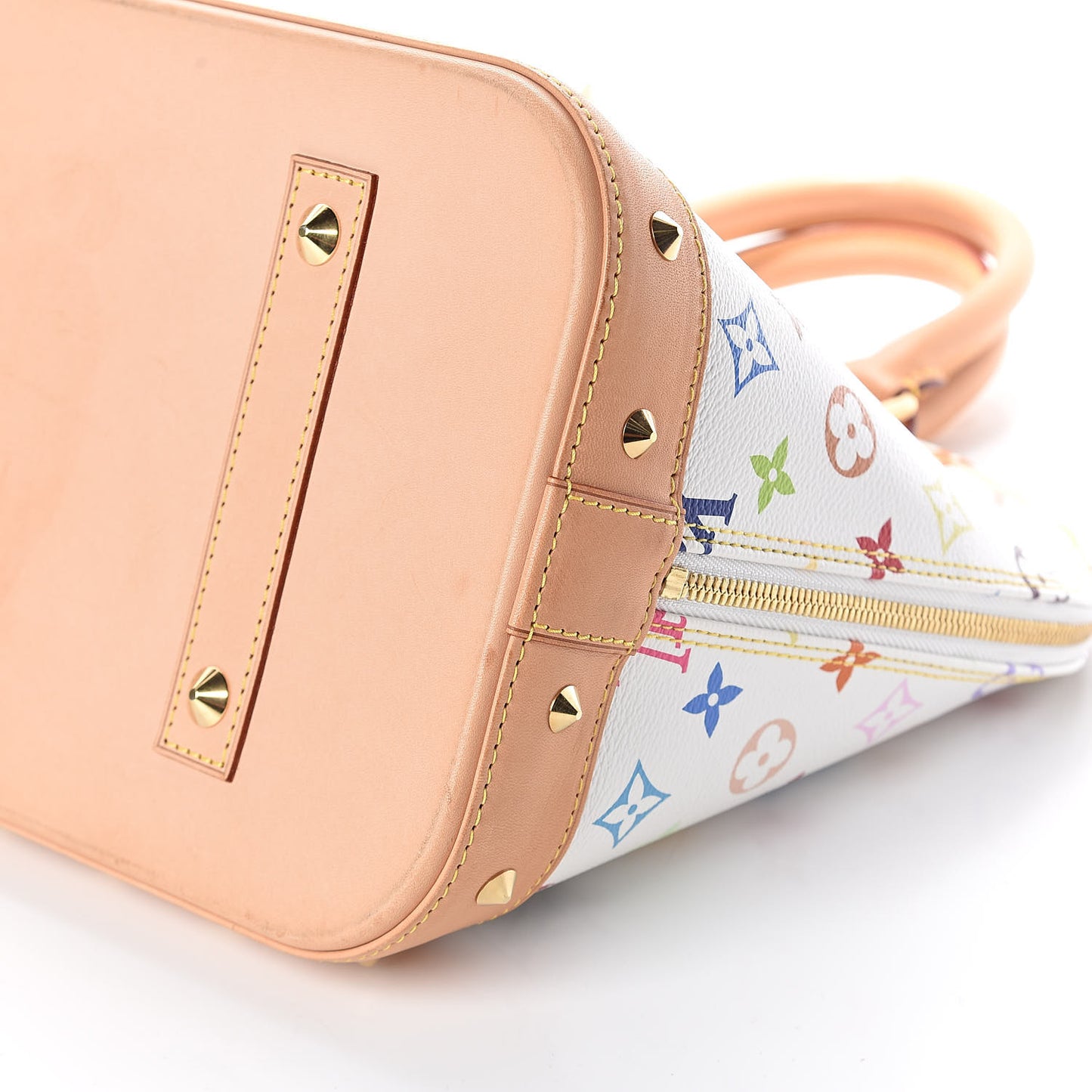 Monogram Multicolor Alma GM White
