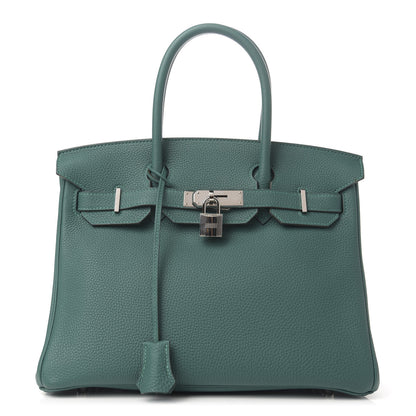 Hermes Togo Birkin 30 Malachite 1 of 11