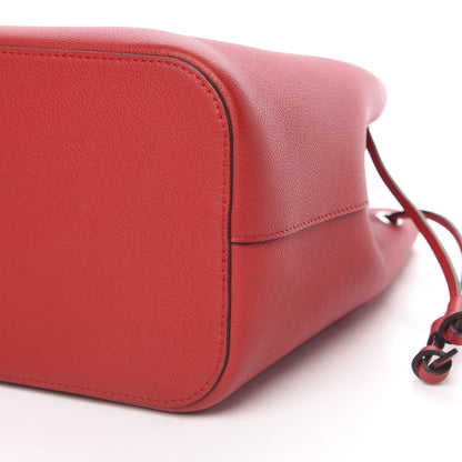 Louis Vuitton Calfskin Lockme Bucket Rubis 8 of 9