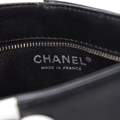 Chanel Lambskin Bi-Color Pochette Black White 6 of 14