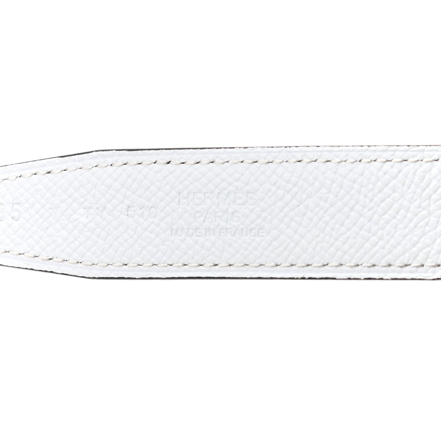 Epsom Swift 24mm Mini H Belt 85 34 Etoupe White