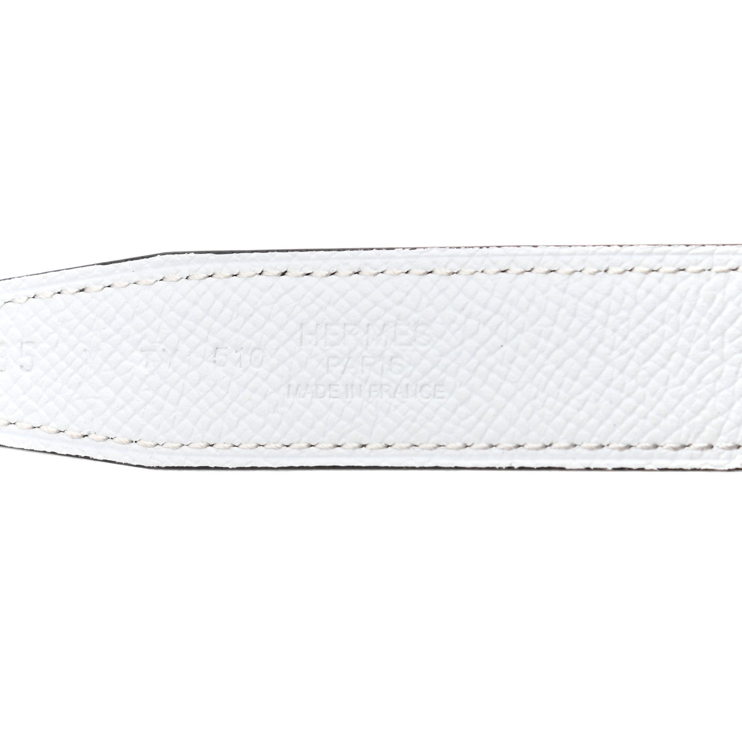 Hermes Epsom Swift 24mm Mini H Belt 85 34 Etoupe White 5 of 5