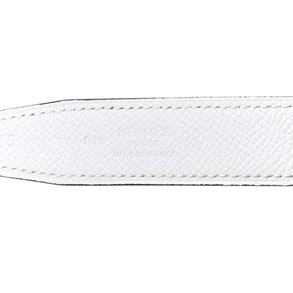 Hermes Epsom Swift 24mm Mini H Belt 85 34 Etoupe White 5 of 5