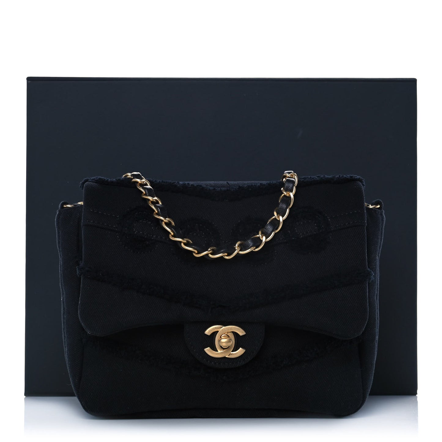 Denim Coco Flap Black