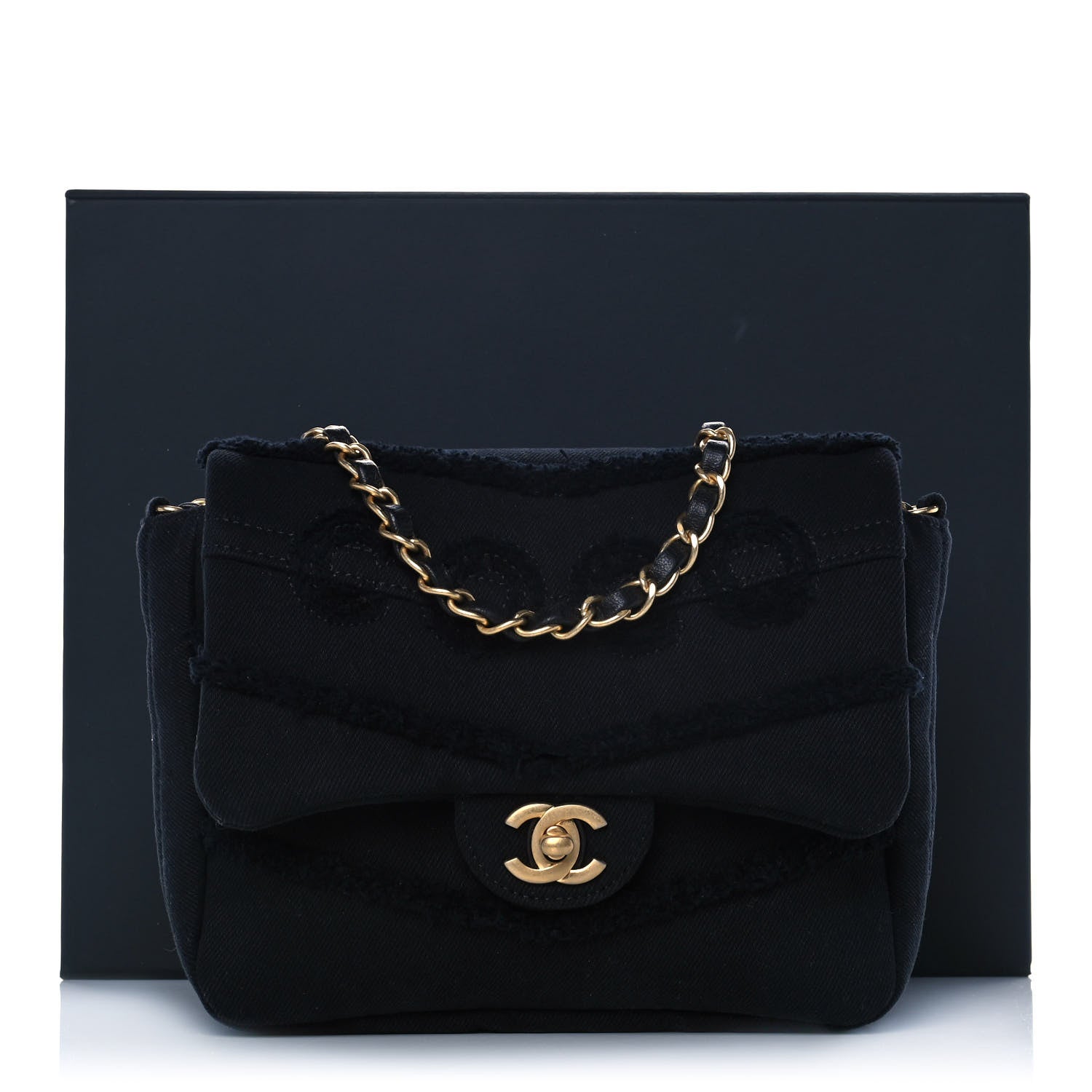 Chanel Denim Coco Flap Black 11 of 11