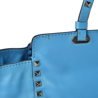 Valentino Garavani Vitello Medium Rockstud Tote Parrot 7 of 11