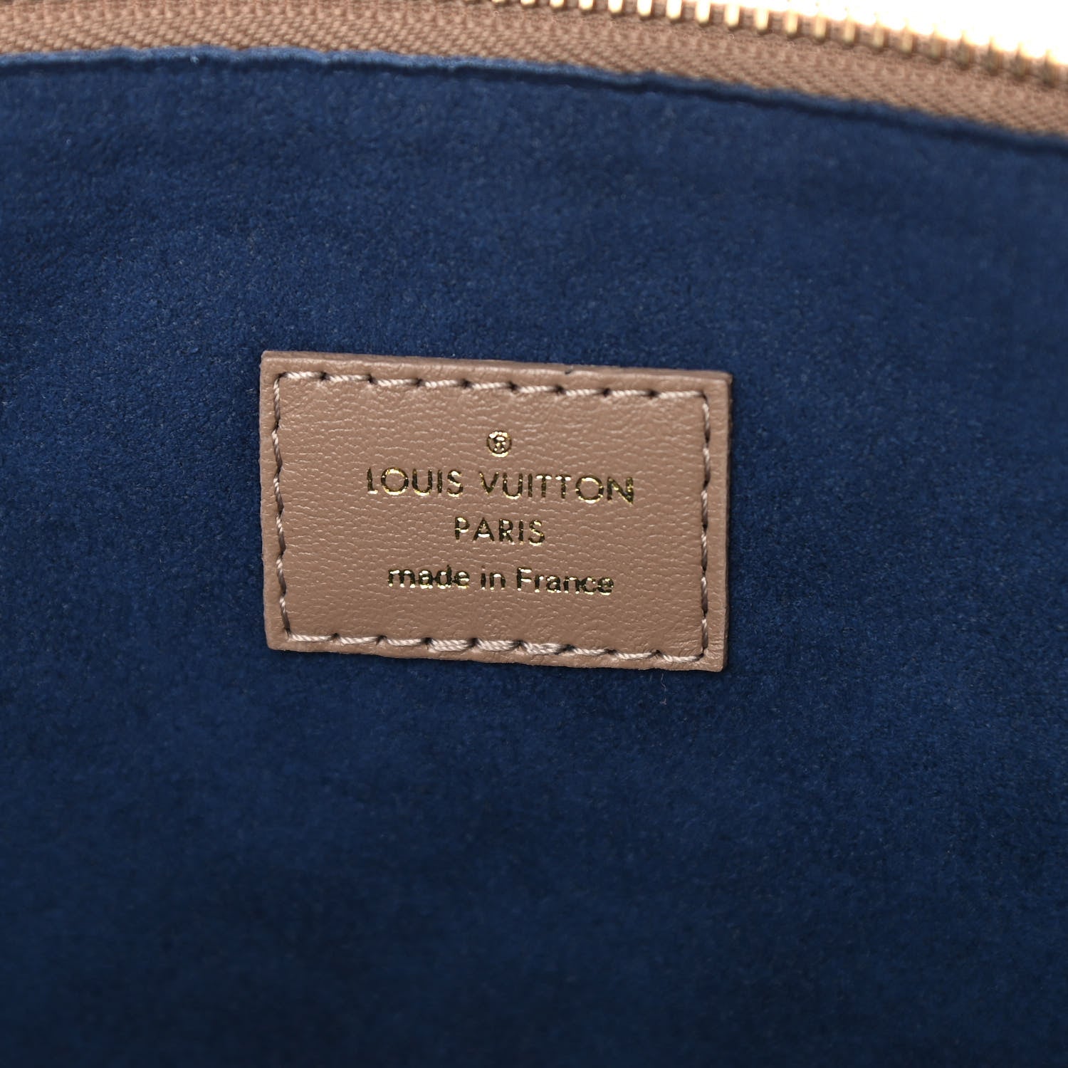 Louis Vuitton Lambskin Embossed Monogram Coussin MM Taupe 5 of 8