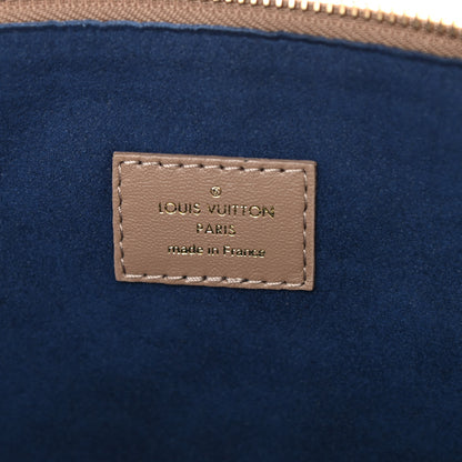 Louis Vuitton Lambskin Embossed Monogram Coussin MM Taupe 5 of 8