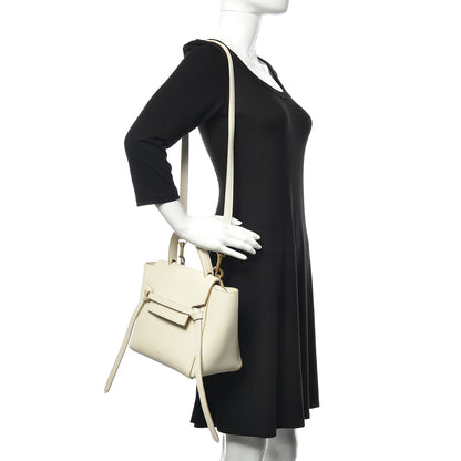 Celine Grained Calfskin Micro Belt Bag Linen 2 of 9