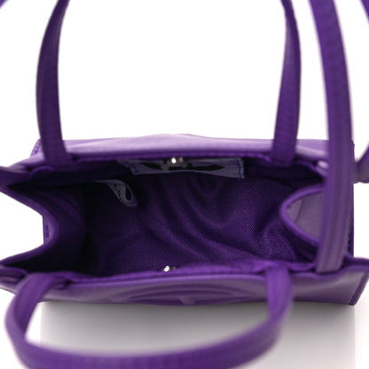 Telfar Vegan Leather Small Shopping Bag Grape 5 of 9