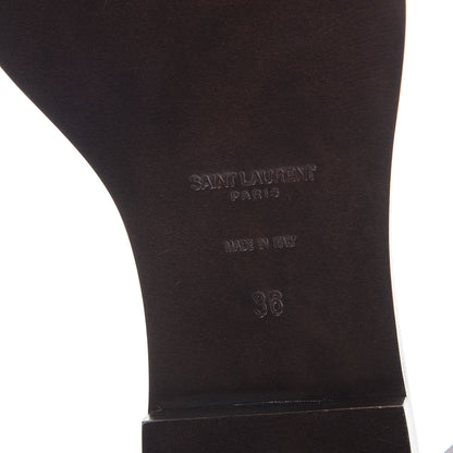 Saint Laurent Calfskin Nu Pied 05 Slide Sandal 36 Blue Majorelle 6 of 9