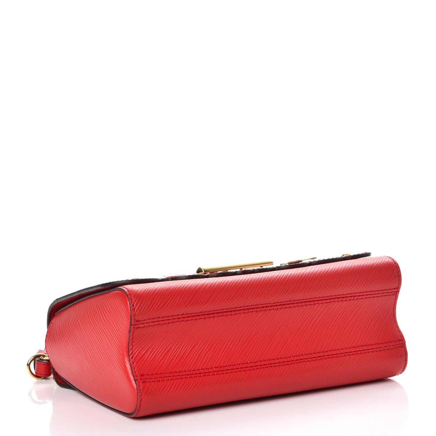 Epi Blooming Flowers Twist Shoulder Bag MM Coquelicot