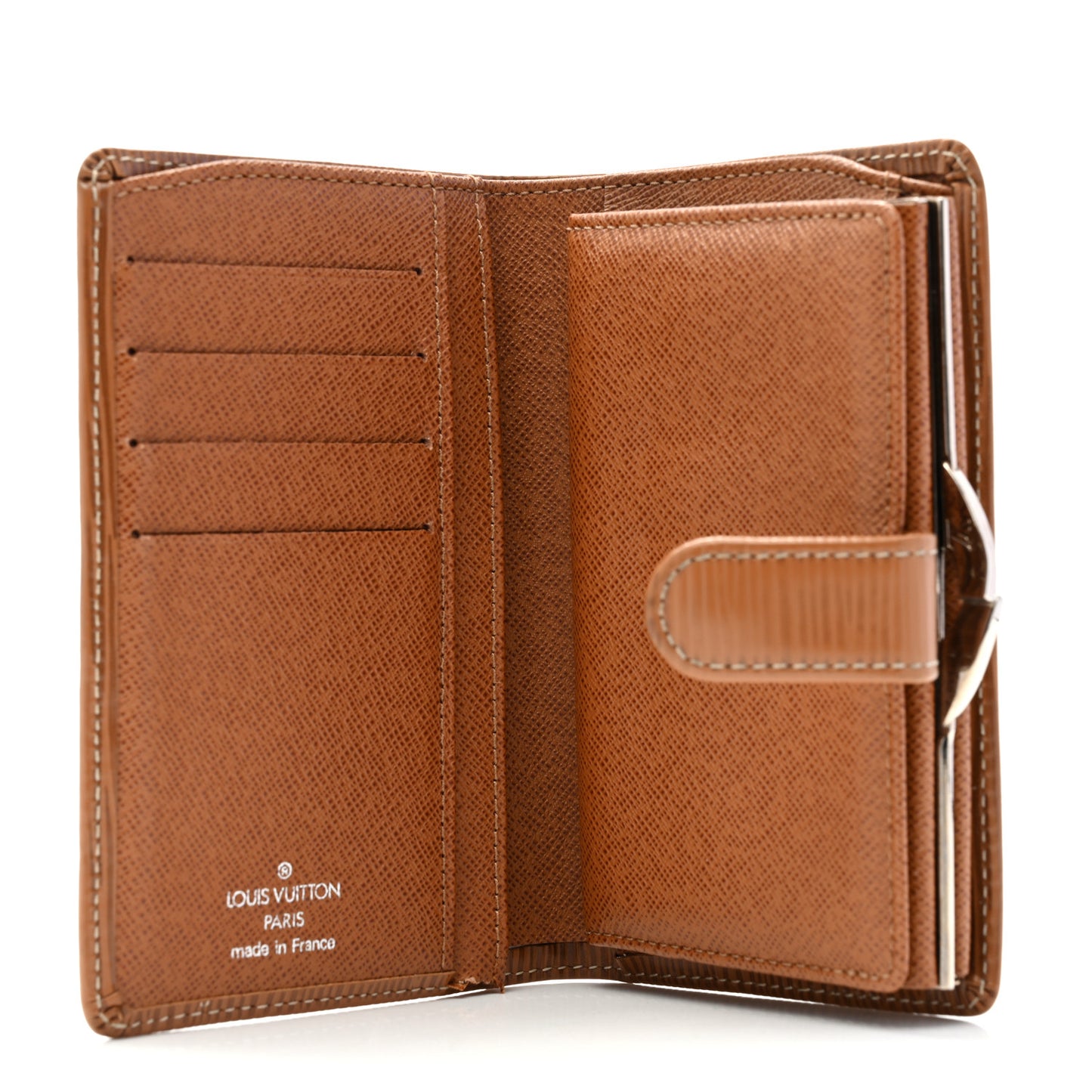 Epi French Purse Wallet Cannelle