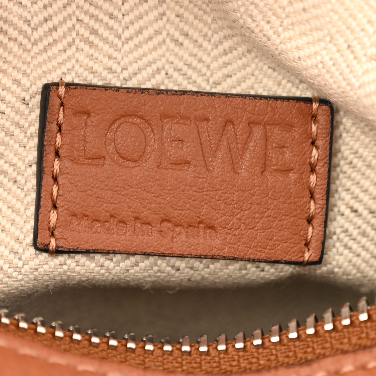Loewe Calfskin Small Puzzle Bumbag Tan 6 of 10