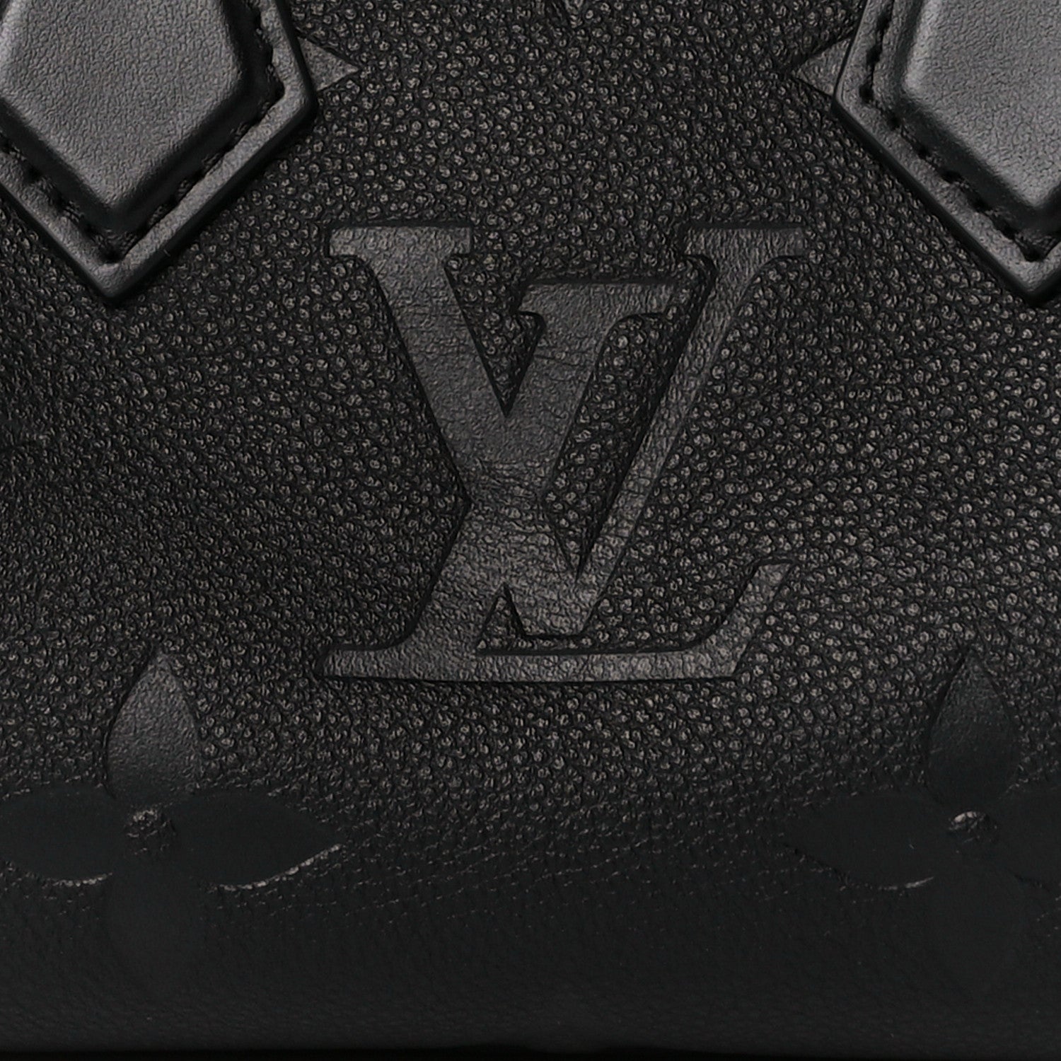 Louis Vuitton Empreinte Monogram Giant Speedy Bandouliere 20 Black 7 of 9