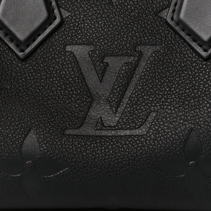 Louis Vuitton Empreinte Monogram Giant Speedy Bandouliere 20 Black 7 of 9
