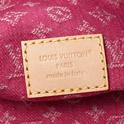 Louis Vuitton Denim Baggy PM Fuchsia 6 of 9