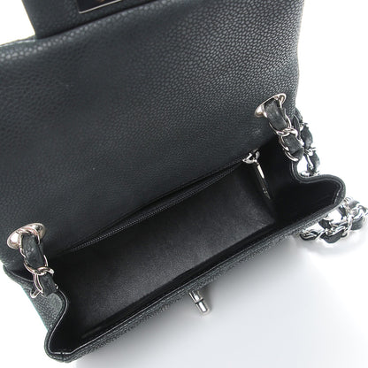 Chanel Iridescent Caviar Quilted Mini Square Flap Black 5 of 8