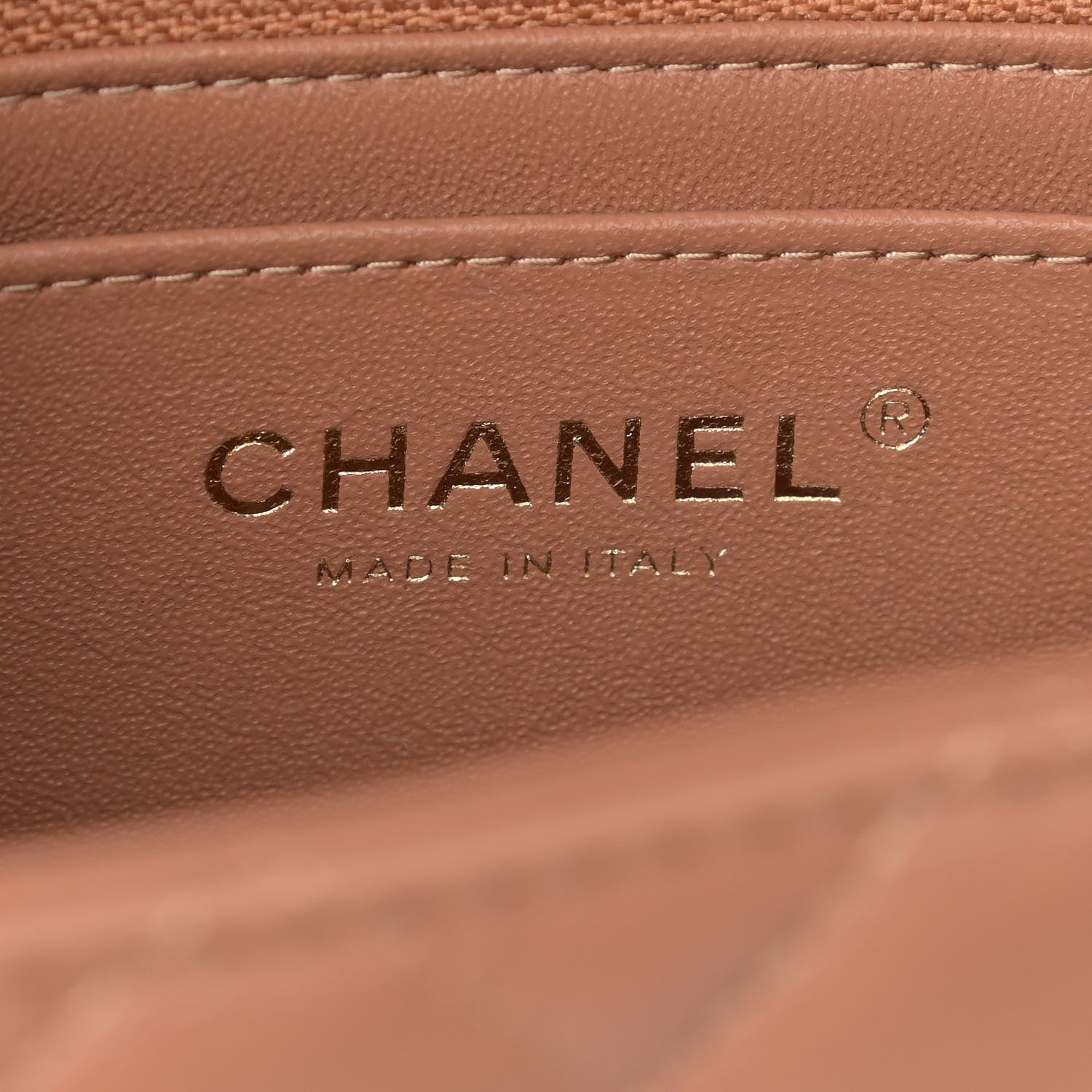 Chanel Lambskin Quilted Mini Rectangular Flap Brown 6 of 9