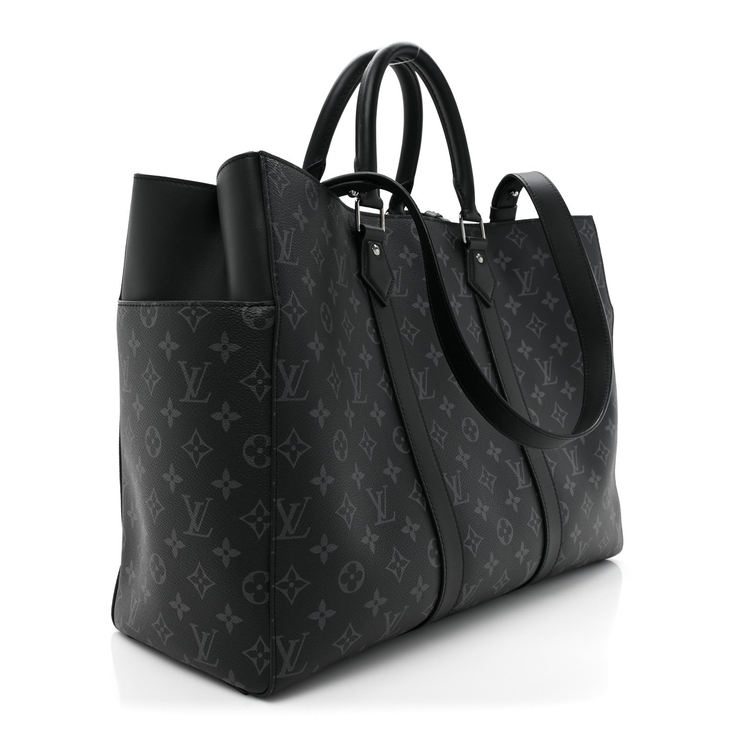 Louis Vuitton Monogram Eclipse Sac Plat 24H 3 of 9